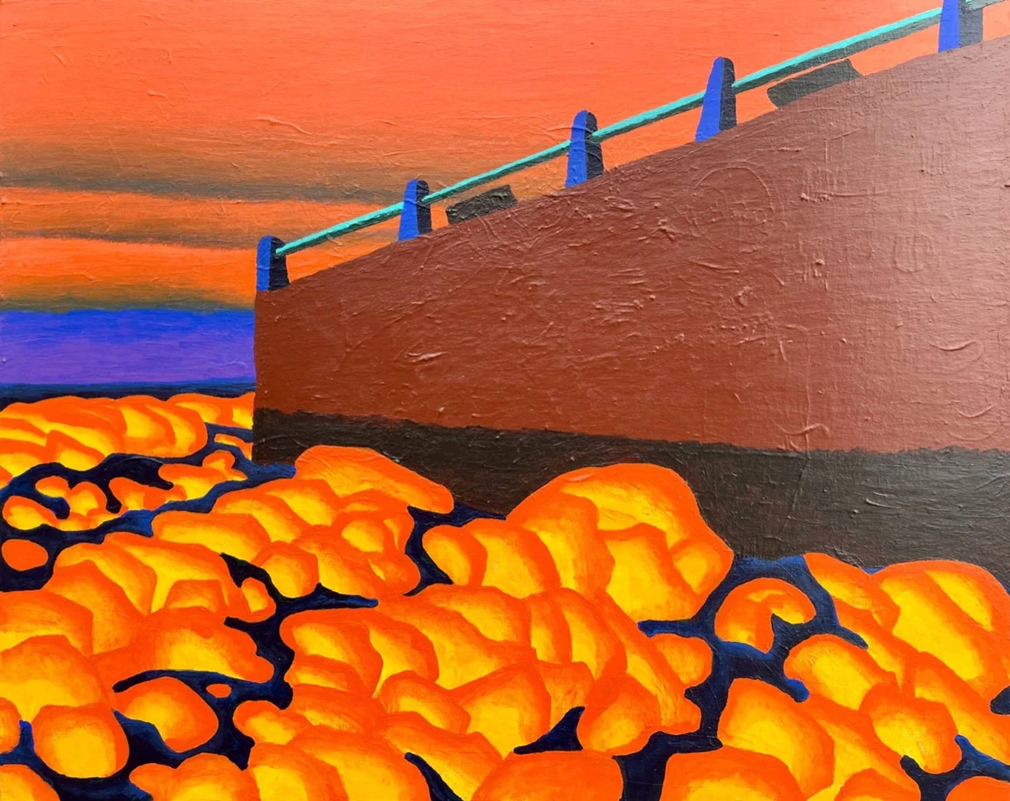 Boulevard — schilderij door Jaimie van Katzand, 80 × 100 cm